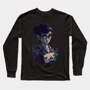 I Think You Should Leave Caricature Art Long Sleeve T-Shirt